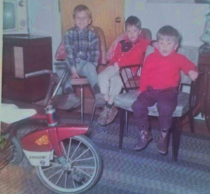 A very young Jeff and bike